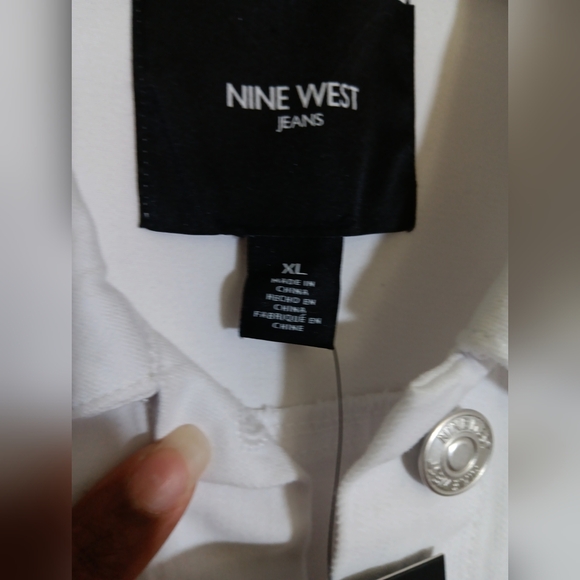 NWT! White Nine West Ladies Jacket. Sz XL - Picture 4 of 5
